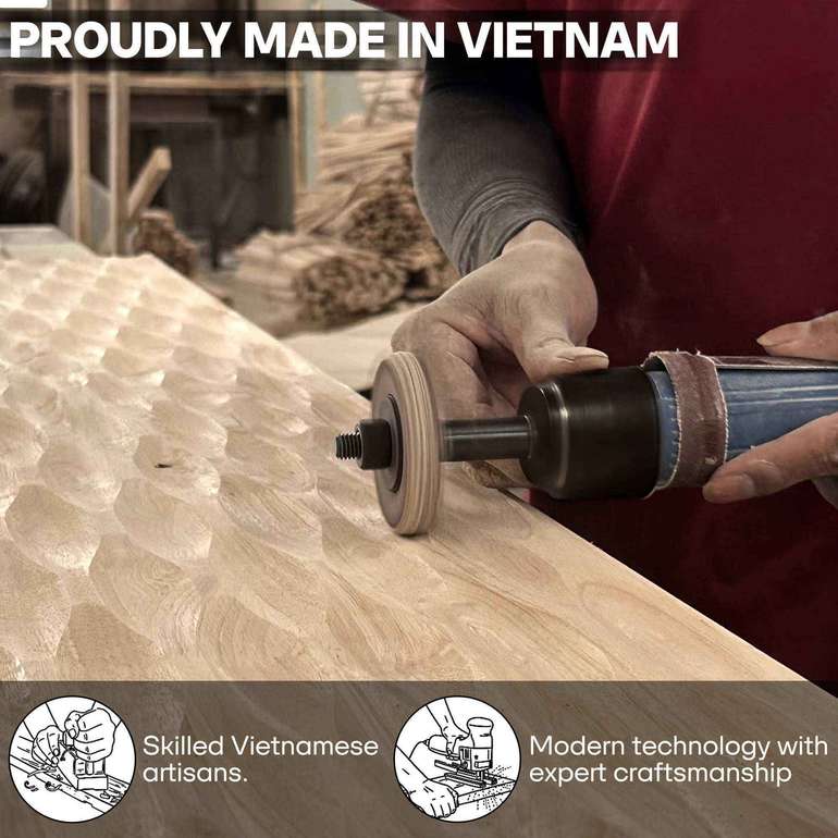 Acacia Elara Dresser with 6 Drawers for Stylish Storage Solutions