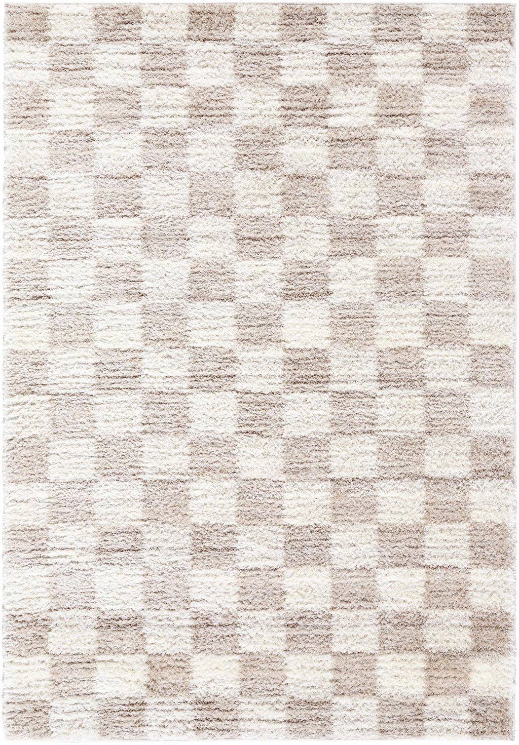 Belita Cream Luxe Shag Area Rug