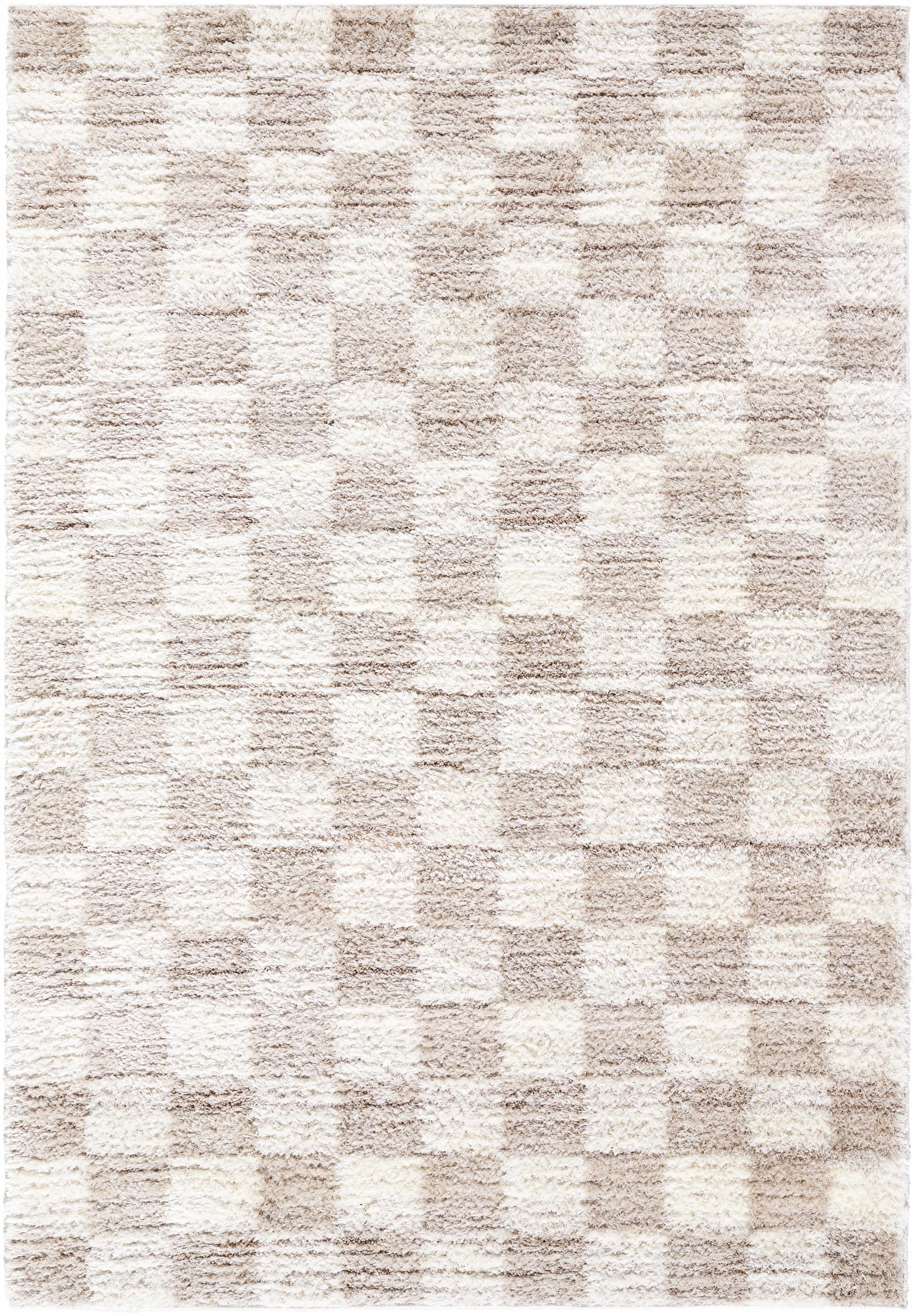 Belita Cream Luxe Shag Area Rug
