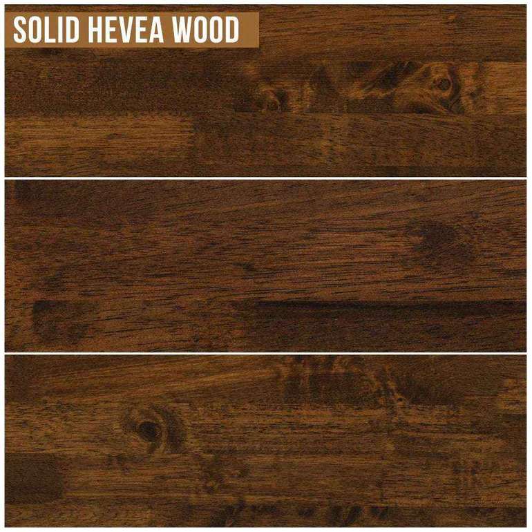 Acacia Serenity Deluxe Wood Platform Bed Frame - Elegant and Durable Design