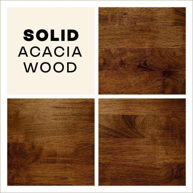 Acacia Kaylin Solid Wood Bed Frame for Durable Style and Comfort