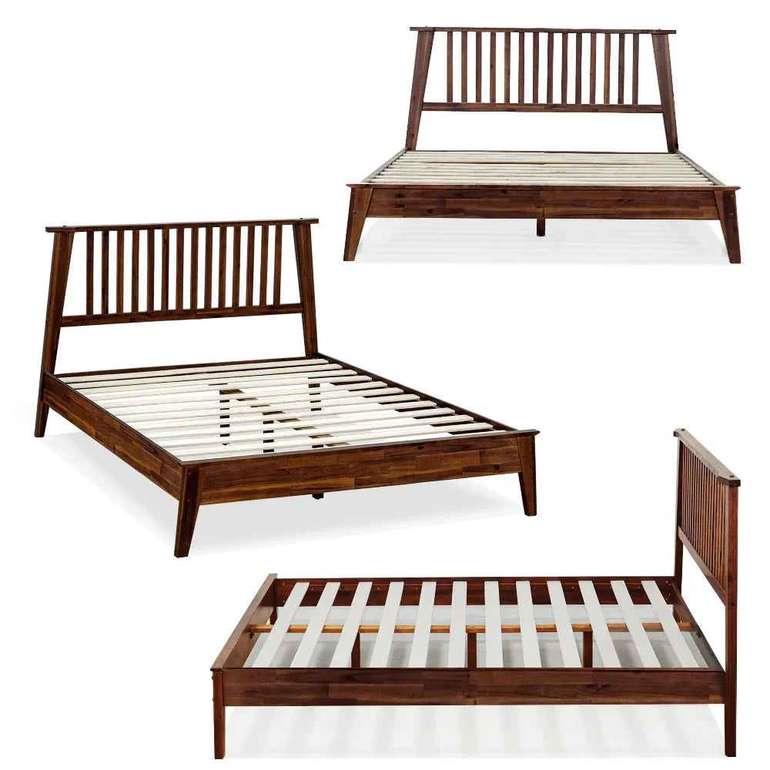 Acacia Kaylin Solid Wood Bed Frame for Durable Style and Comfort