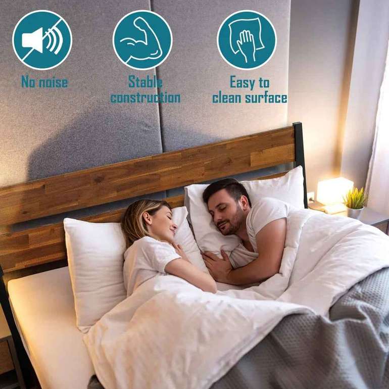 Acacia Callisto Deluxe Solid Wood Bed Frame for Superior Comfort and Style