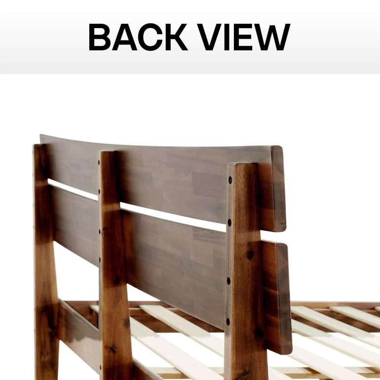 Acacia Aurora Deluxe Wood Platform Bed Frame for Ultimate Comfort and Style