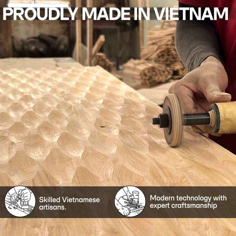 Acacia Elara Dresser with 5 Drawers for Stylish Storage Solutions