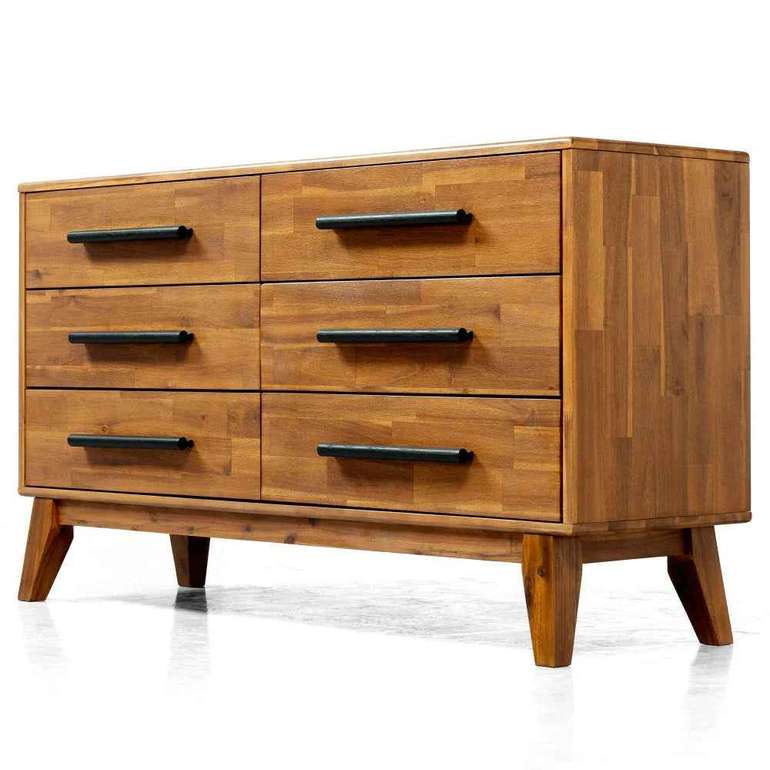 Acacia Legacy Solid Wood Dresser for Timeless Elegance and Durability