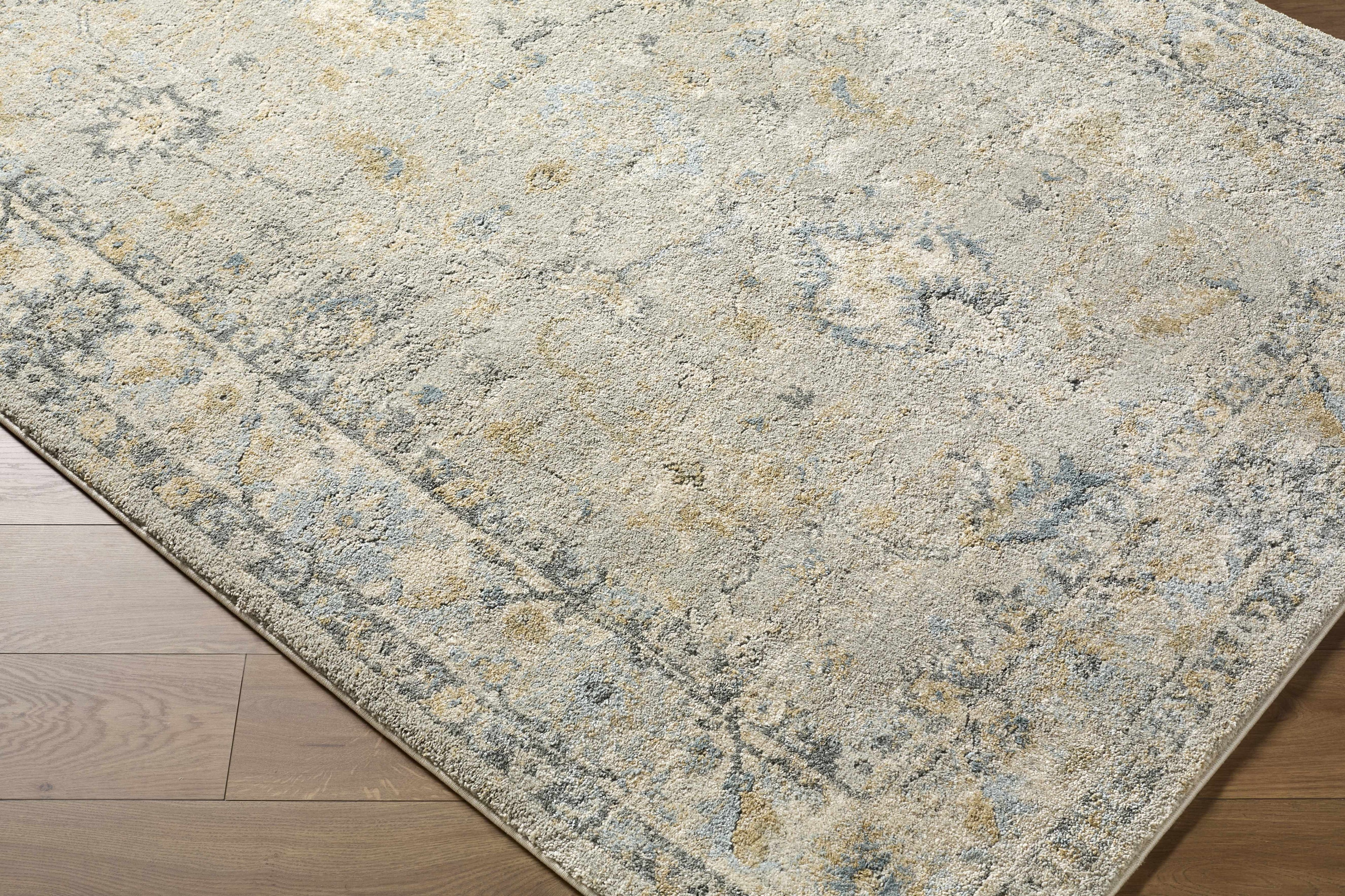 Ahmaud Beige Thick Luxe Area Rug