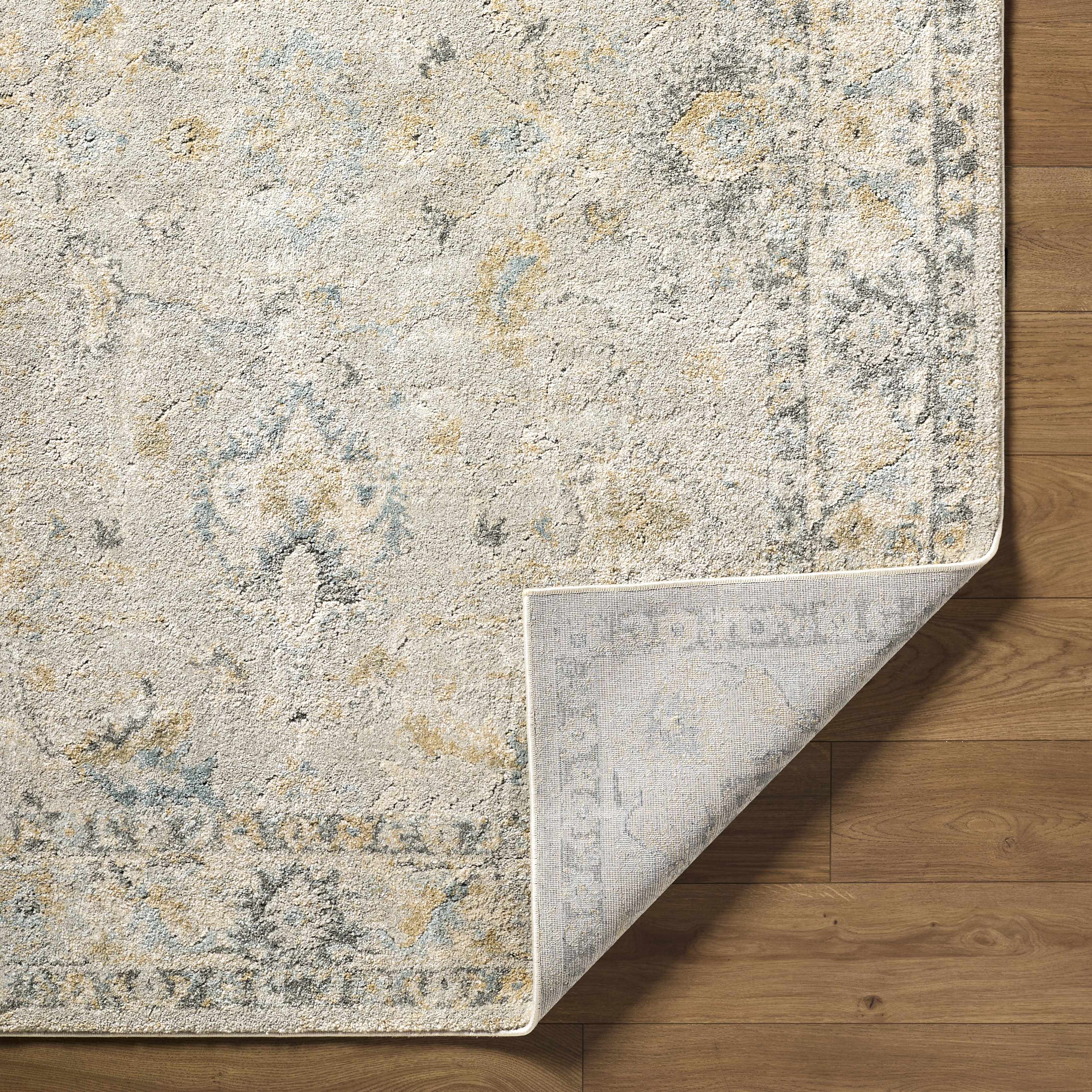 Ahmaud Beige Thick Luxe Area Rug