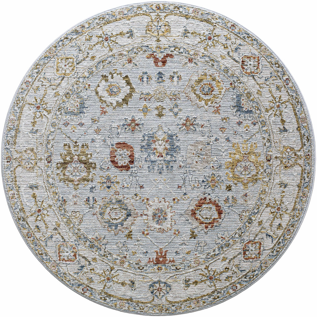 Luklukan Oushak Style Floral Rug