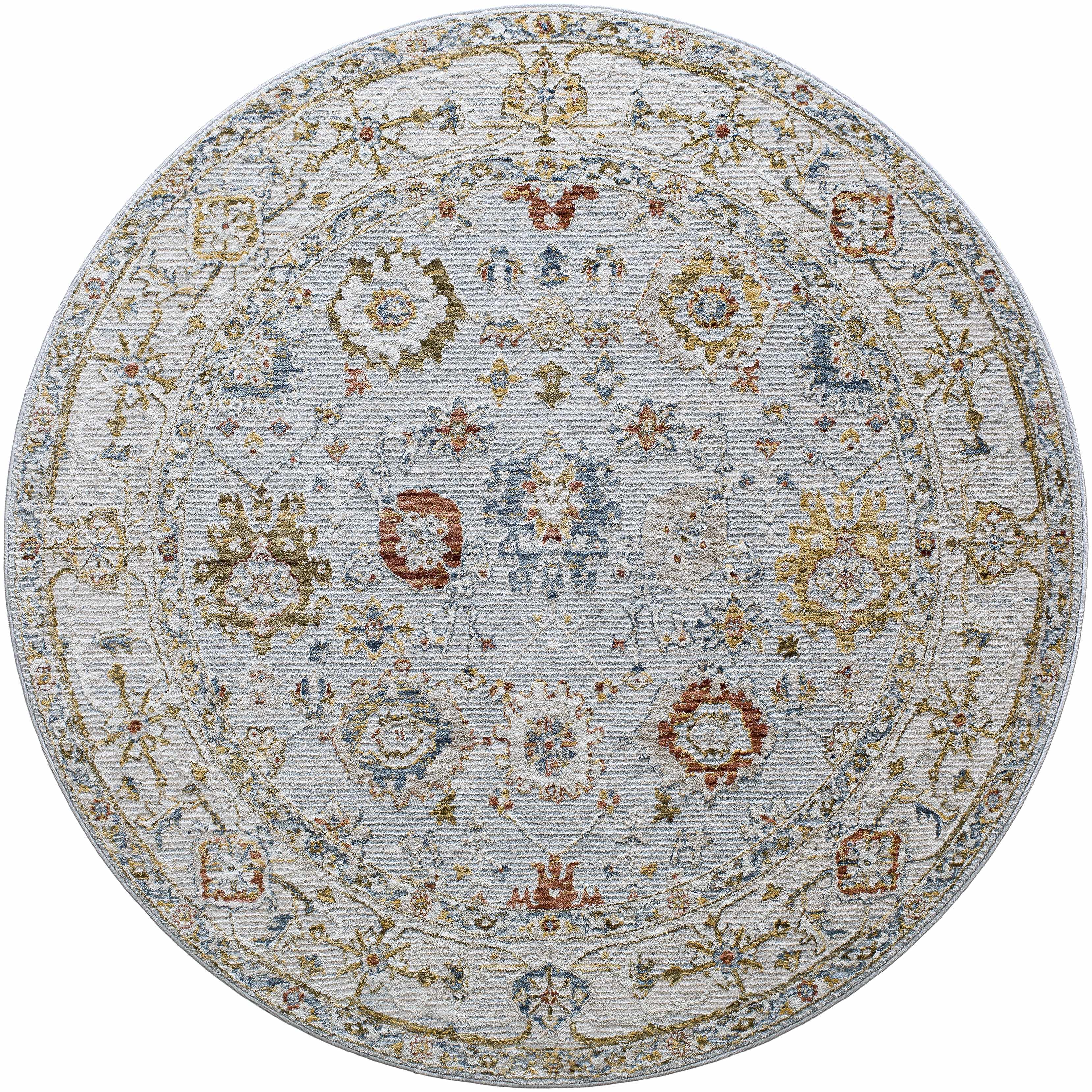 Luklukan Oushak Style Floral Rug
