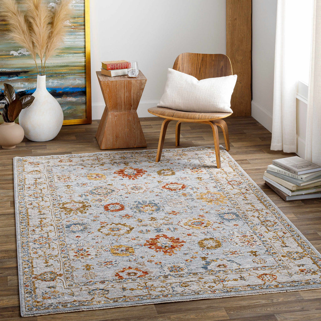 Luklukan Oushak Style Floral Rug