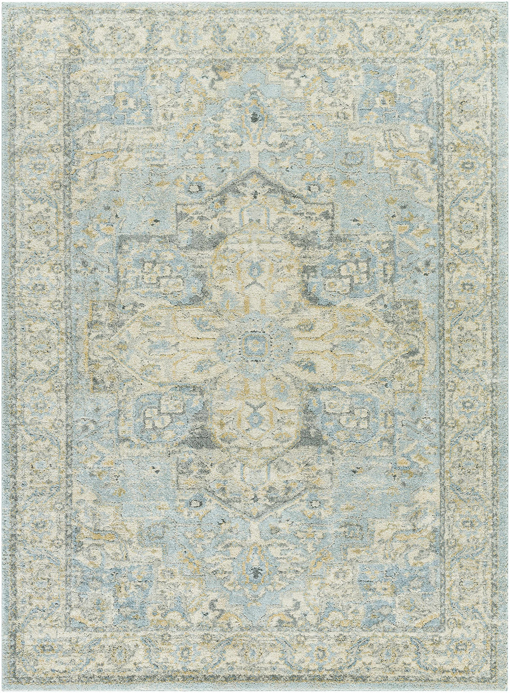 Akshay Beige Thick Luxe Area Rug
