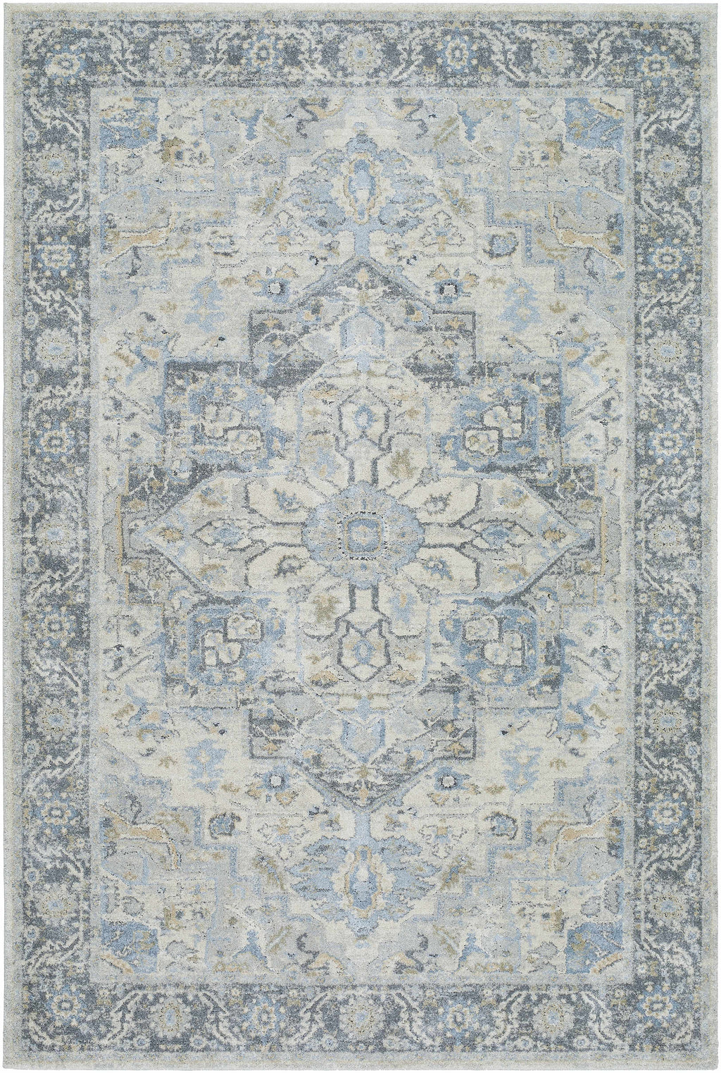 Akshay Light Gray Thick Luxe Area Rug