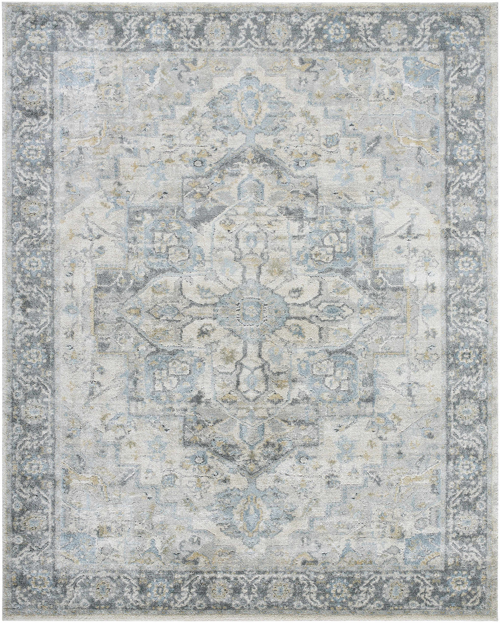Akshay Light Gray Thick Luxe Area Rug